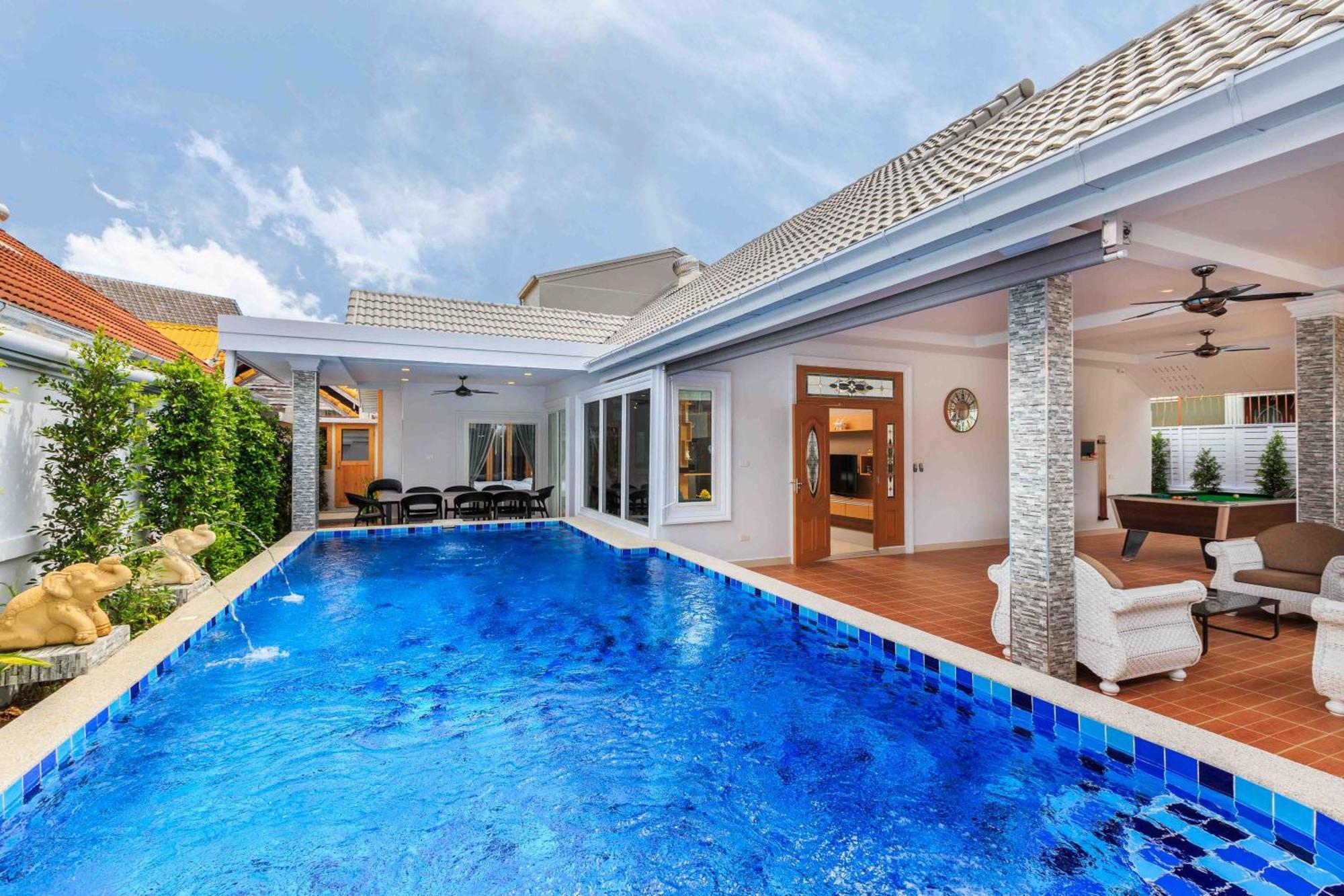Pattaya Private Villa - Pool,Sauna,Snooker,Bbq Luaran gambar