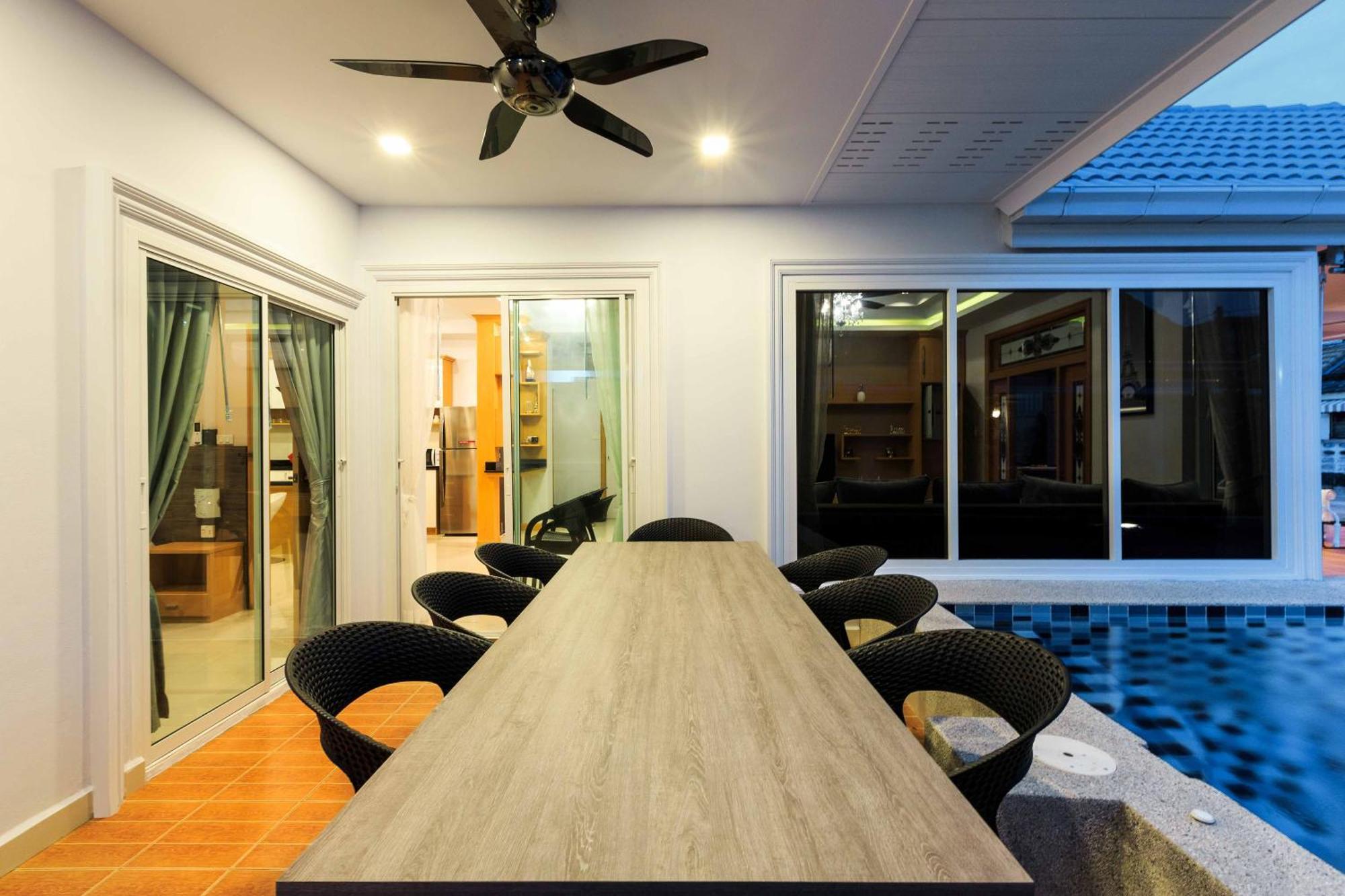 Pattaya Private Villa - Pool,Sauna,Snooker,Bbq Luaran gambar