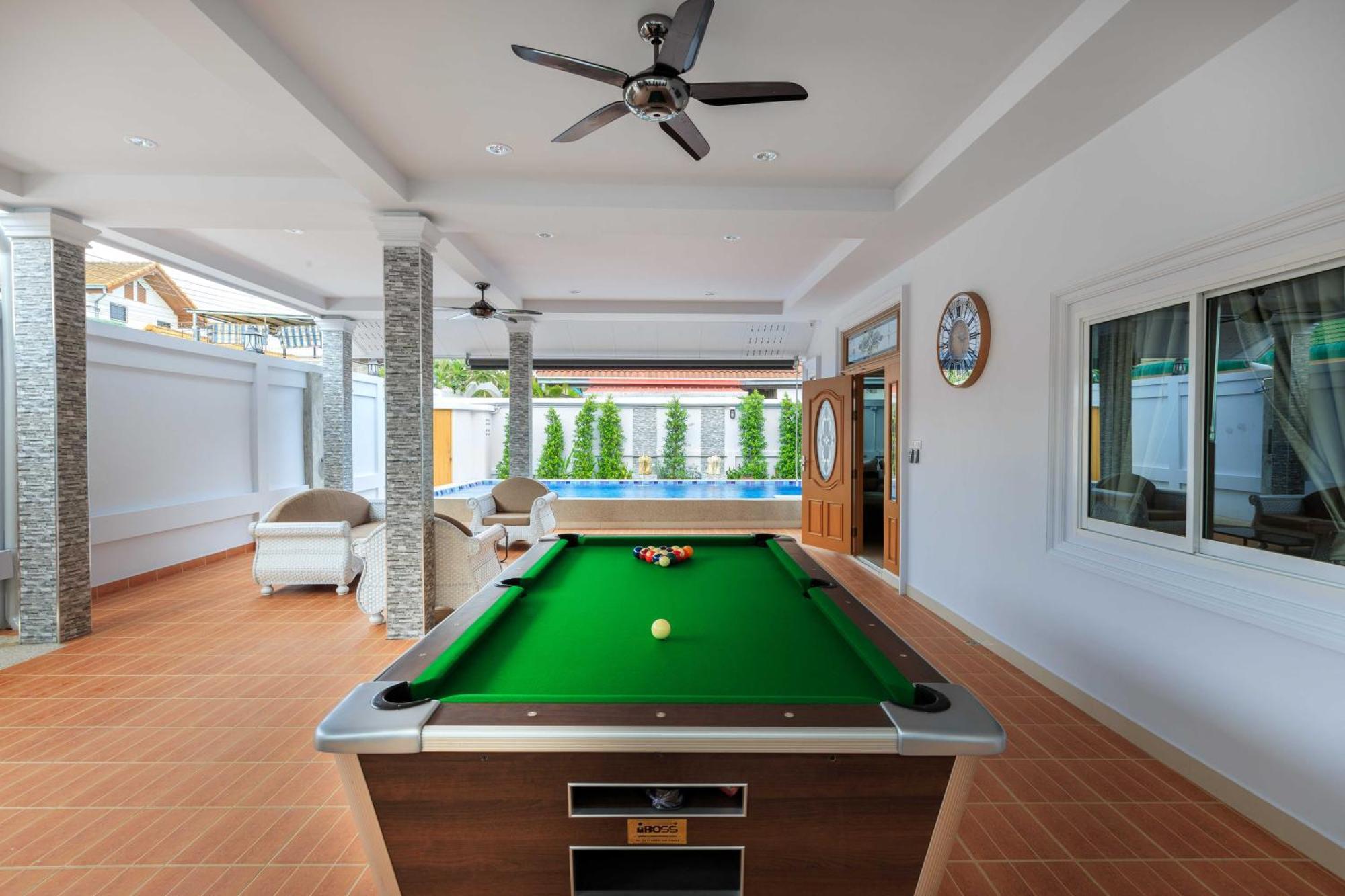 Pattaya Private Villa - Pool,Sauna,Snooker,Bbq Luaran gambar