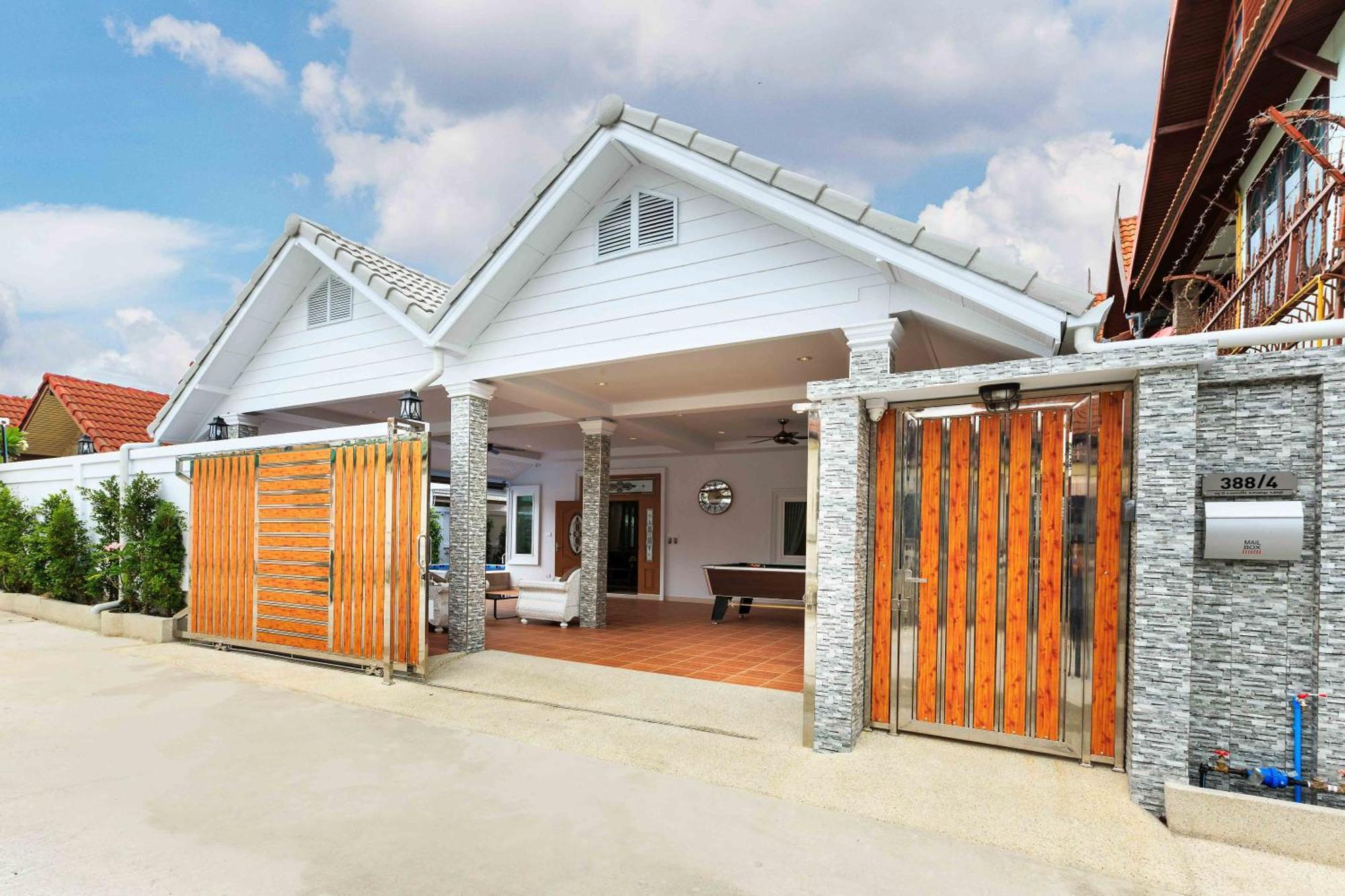 Pattaya Private Villa - Pool,Sauna,Snooker,Bbq Luaran gambar