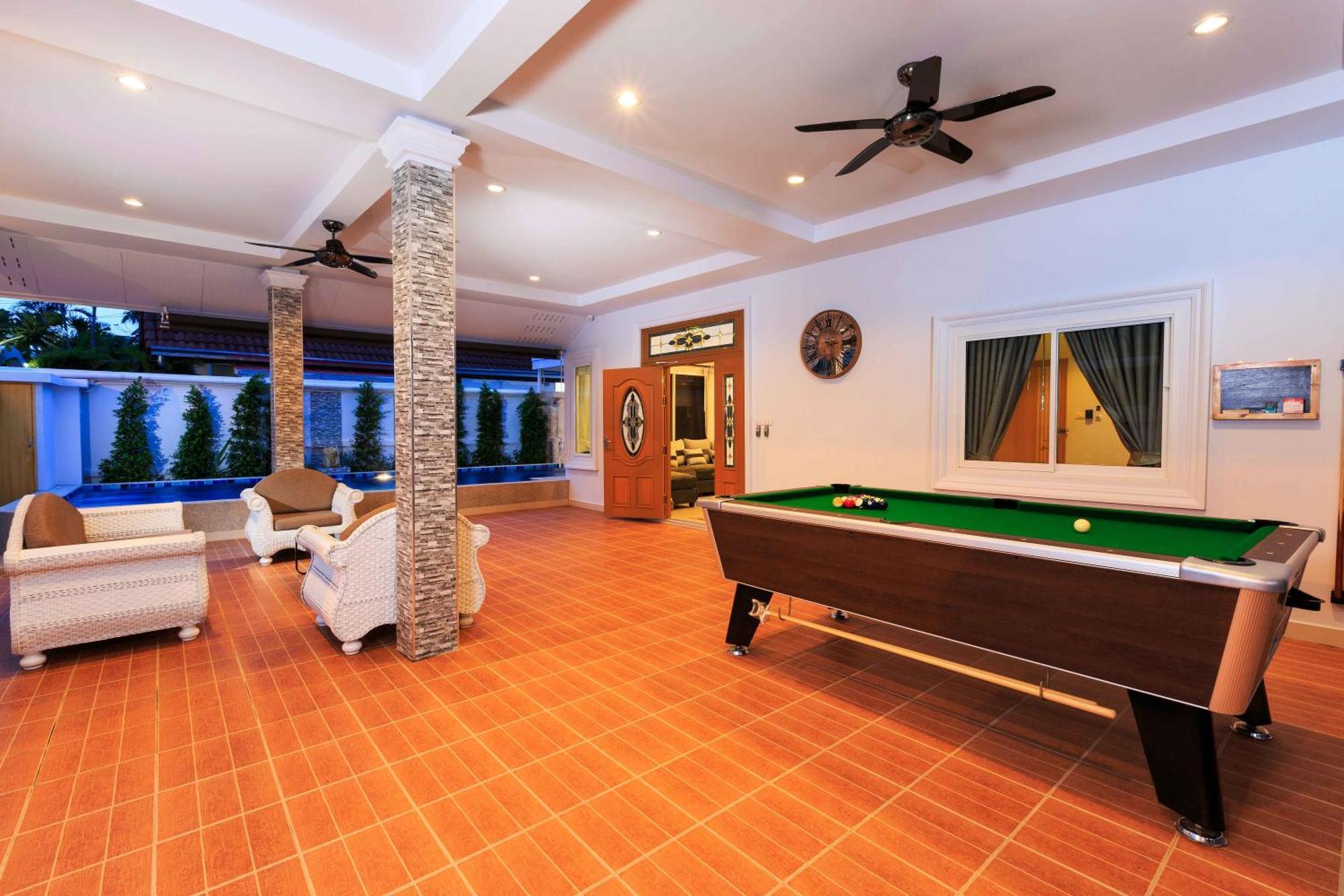 Pattaya Private Villa - Pool,Sauna,Snooker,Bbq Luaran gambar