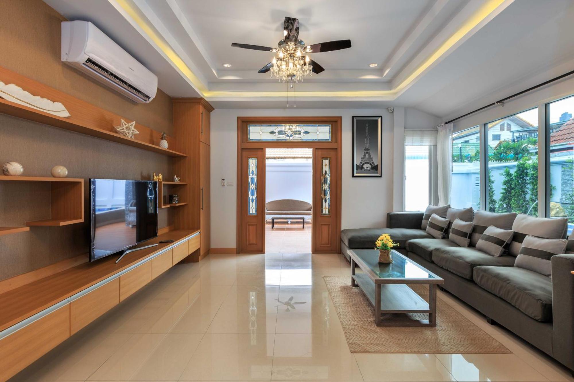 Pattaya Private Villa - Pool,Sauna,Snooker,Bbq Luaran gambar